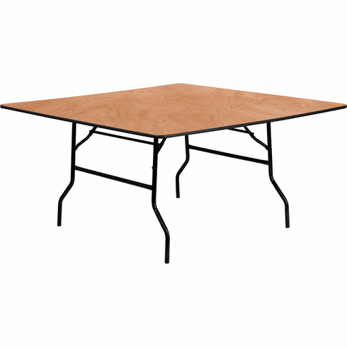 table rental, 60 inch square, wood